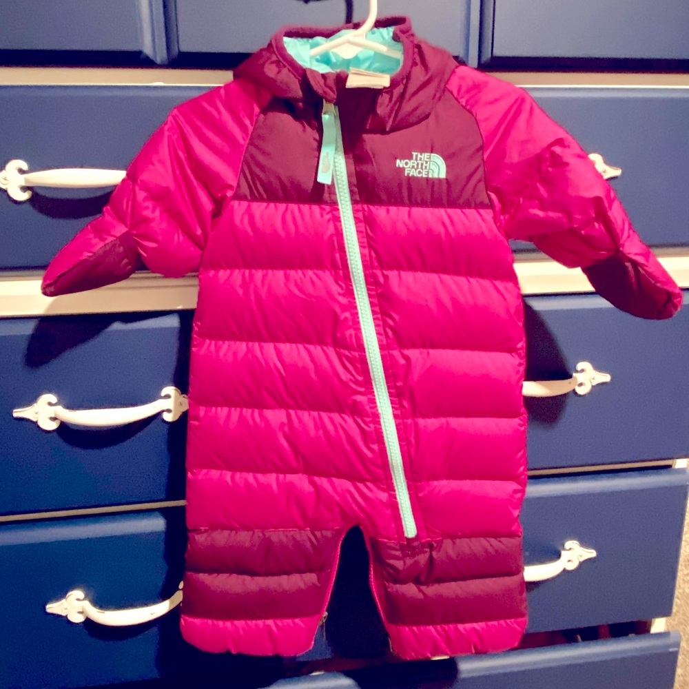 The North Face baby snowsuit